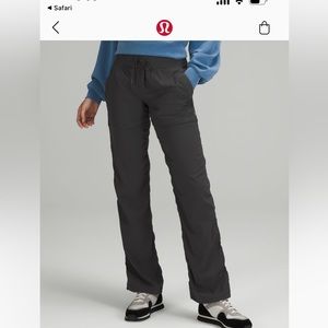 LULULEMON GREY DANCE STUDIO PANT MIDRISE